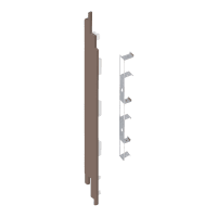 Keralit Eindkap En Connector Links Voor 2819 Bruingrijs Classic Nerf 5st