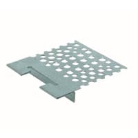 GB Randbeveiliging Lijmplaat Voor Randbekisting 126x117mm Verzinkt 10110