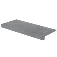 Rako Traptrede Speciaal Essentials Dark Grey 40x80cm 10mm Mat Gerectificeerd R10