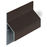 Keralit Trim Kraal Aansluitprofiel 17mm Donkerbruin Classic Nerf Lengte 600cm