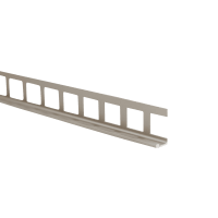 ProOne Tegelprofiel Haaks 10mm 300cm Aluminium Titaan