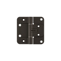 AXA Veiligheidsscharnier Titan Ronde Hoeken 89x89mm SKG3 Zwart 1st