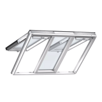 VELUX Dakvenster 3 In 1 GPLS FFKF08 2070 2-Laags Glas Wit Gelakt 2 Handmatig Bedienbare Delen Onderzijde FSC Mix Credit
