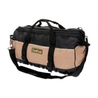 Toolpack Gereedschapstas 500x310x230mm Met Vakverdeling Zwart/Bruin