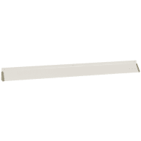 Gleufluchtrooster P 442x20mm Aluminium Wit