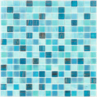 Mozaiektegel Musa Cirene Turquesa 32,7x32,7cm 3mm Glanzend Gerectificeerd