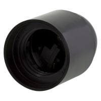 Fitting E27 Glad Zwart