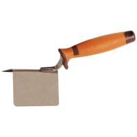 Super Prof Hoekschop Eco 80x60mm Uitwendig Dubbeltje Rond RVS Met SuperSoft Handgreep