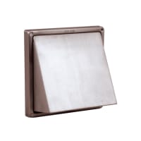 Gevelrooster Met Klep 150mm RVS