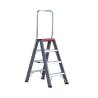 Altrex Trap Falco Dubbel Oploopbaar 2x4 Treden Stahoogte 1m