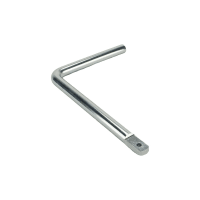 GB Kruk Voor Boerenklinkstel 200x115mm Deurddikte 90-125mm Elektrolytisch Verzinkt