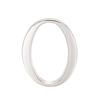 Skantrae Huisnummer Chroom Nr 0 Titanium