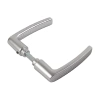 AMI Deurkruk 332/125 Blokmodel 38/42mm Aluminium F1 Paar