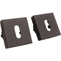 Oxloc Sleutelrozet Vierkant 11mm RVS Met Onderrozet Kunststof