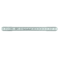 Schuil Timmermansduimstok Aluminium 1m Blank