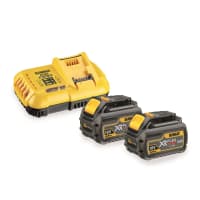 DeWALT Starterspakket DCB118T2QW 54V XR Flexvolt 2x6,0Ah Snellader
