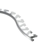 Schlüter SCHIENE-ACG Decoratief Profiel Radius 8mm 250cm Alu Chroom Glanzend Geanodiseerd R/A80ACG