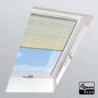 Fakro Jaloezie AJP 94x206cm Handmatig Kleur Beige (141) Aluminum Zijgeleiding