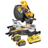 DeWALT Accu Afkort-/Verstekzaag DCS781X2 54V XR 305mm 2x9Ah