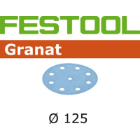 Festool Schuurschijf STF D125/8 P60 GR/10 Granat 10st