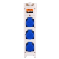 Connectra Contaktblok Nylon 3Voudig 4647615 Met Kabel 10 Meter H07RN-F