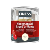 Finess Hoogglans Binnen/Buiten 750ml Creme Wit RAL9001