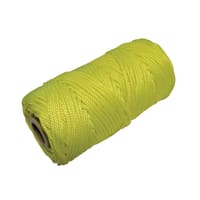 Metselkoord Gevlochten 1,5mm 50m Fluorescerend Geel