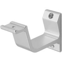 Hermeta Leuninghouder 3551 65mm Vlak Schroefgat Aluminium Naturel
