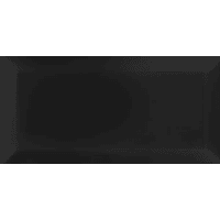 Mosa Wandtegel Classics Trocadero Zwart 1001 10x20cm 9mm Modulair Glanzend 1001-1020