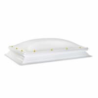 Skylux Lichtkoepel Driewandig Acryl PMMA 100x200cm Bolvormig Opaal
