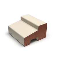 Hardhout 66x110mm 295cm Geprofileerd Model C Gevingerlast Gegrond FSC 100%