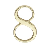 Skantrae Huisnummer Messing Nr 7 Titanium