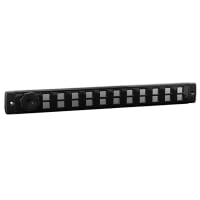 Schuifrooster Bold Line 370x40mm Zwart