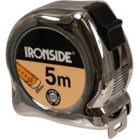 Ironside Rolbandmaat Professioneel 25mm 5m