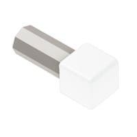 Schlüter QUADEC-AC Buitenhoek 90 Graden 10mm Alu Met Kleurcoating Zuiver Wit ED/Q100BW