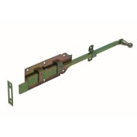 GB Rolstaartschuif Met Bocht 400mm Geel Verzinkt 74492
