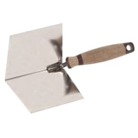 Super Prof Hoekschop Eco Pure Inwendig 120x100mm RVS Scherp Met Handgreep Leer