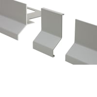 Schlüter BARA-RK Verbindingsstuk Randprofiel 65mm Alu Met Kleurcoating Pastelgrijs V/RK65PG
