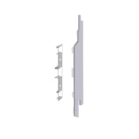 Keralit Eindkap En Connector Rechts 2814 Wit Eiken Modern Houtstructuur