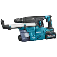 Makita Accu Combihamer HR009GM202 40V 2x4,0Ah Snellader Stofafzuiger In Koffer