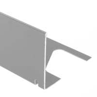 Schlüter BARA-RWL Geperforeerd Hoekprofiel 120mm 250cm Alu Met Kleurcoating Pastelgrijs RWL120PG