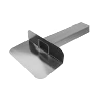 Kiezelbak 90 Graden 60-80mm 20cm Aluminium Gesloten Exclusief Kiezelrand