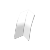 Schlüter DILEX-AS Binnenhoek Aansluitprofiel PVC/CPE Zuiver Wit I/AS20BW