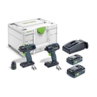 Festool Accu Slagschroevendraaier En Accu Schroefboormachineset TID 18 HPC 4,0 I-Set T18