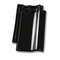 Nelskamp Flachdachpan F-12-U Zuid Dakpan Zwart Verglaasd 770