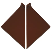 Kloosterwaard Uitwendige Hoek 16cm Lichtbruin 90 Graden 20mm Kering