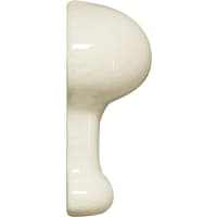 Hoek Modernista Angulo Moldura Lisa Marfil 1x5cm Glanzend