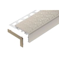 Schlüter TREP-V60 Eindkap Links En Rechts PVC Lichtbeige E/TV60HB