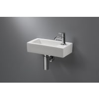 Procasa Fontana Fontein 36,5x18,5x9cm Kraangat Rechts Zonder Overloop Wit