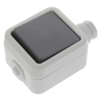 PEHA Wisselschakelaar Opbouw Spatwaterdicht Wartel M20 Grijs